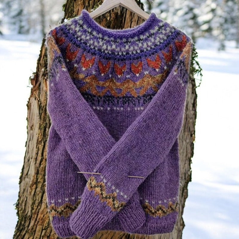Bronte™ - Vintage Islandsk Sweater