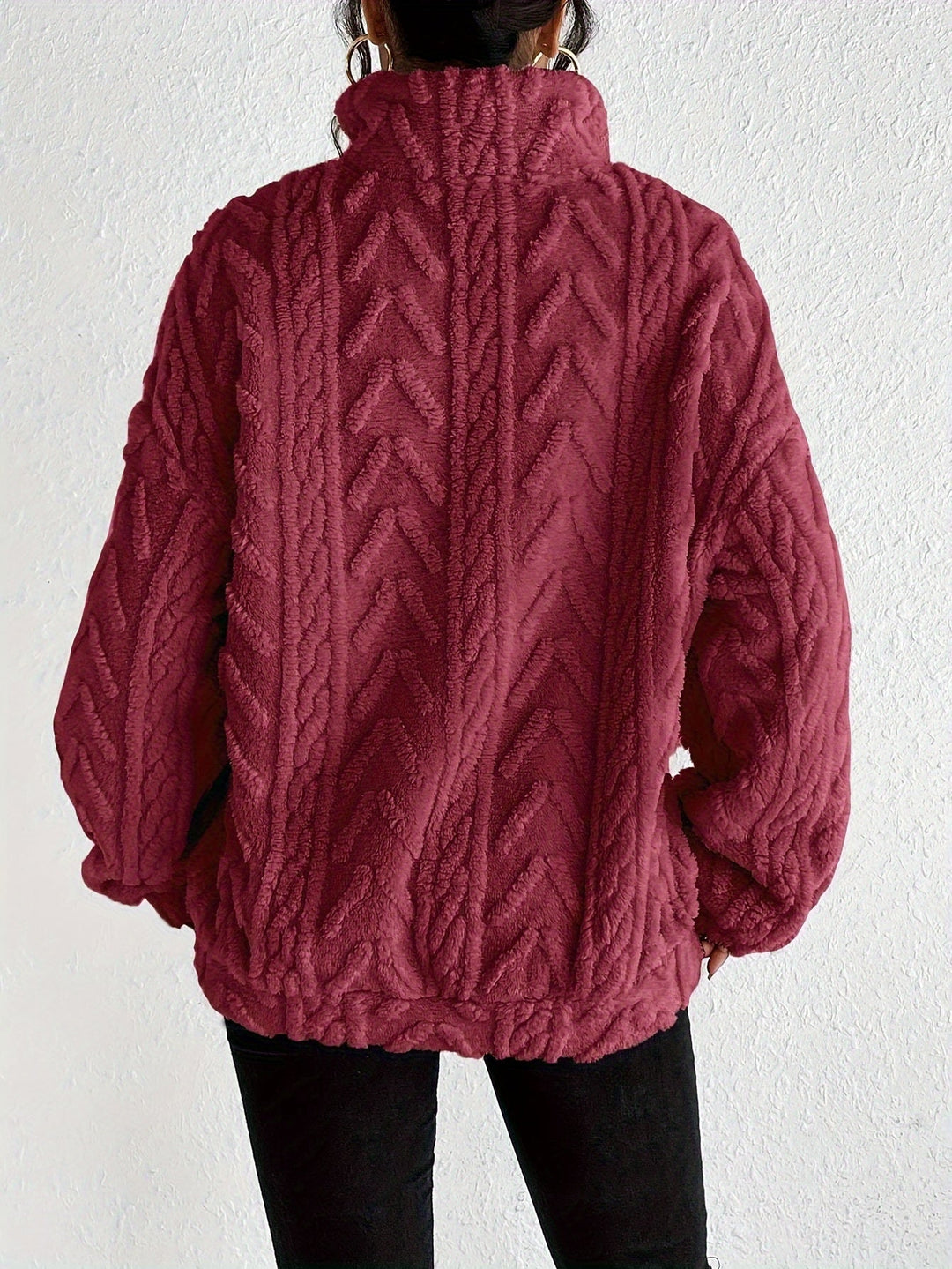 Tara - Knit Half Zip Jumper