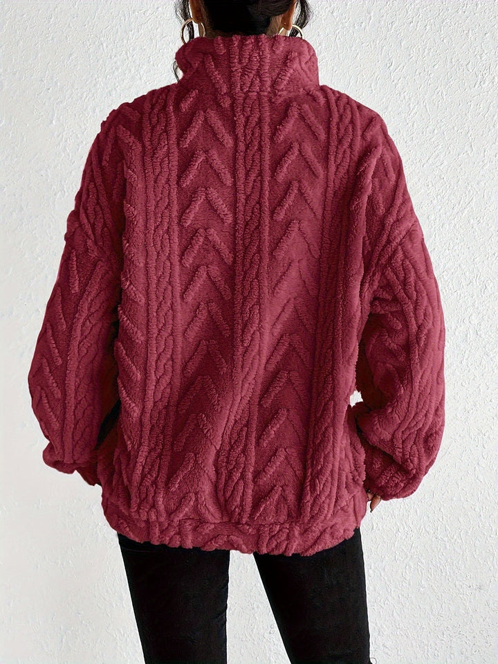Tara - Knit Half Zip Jumper