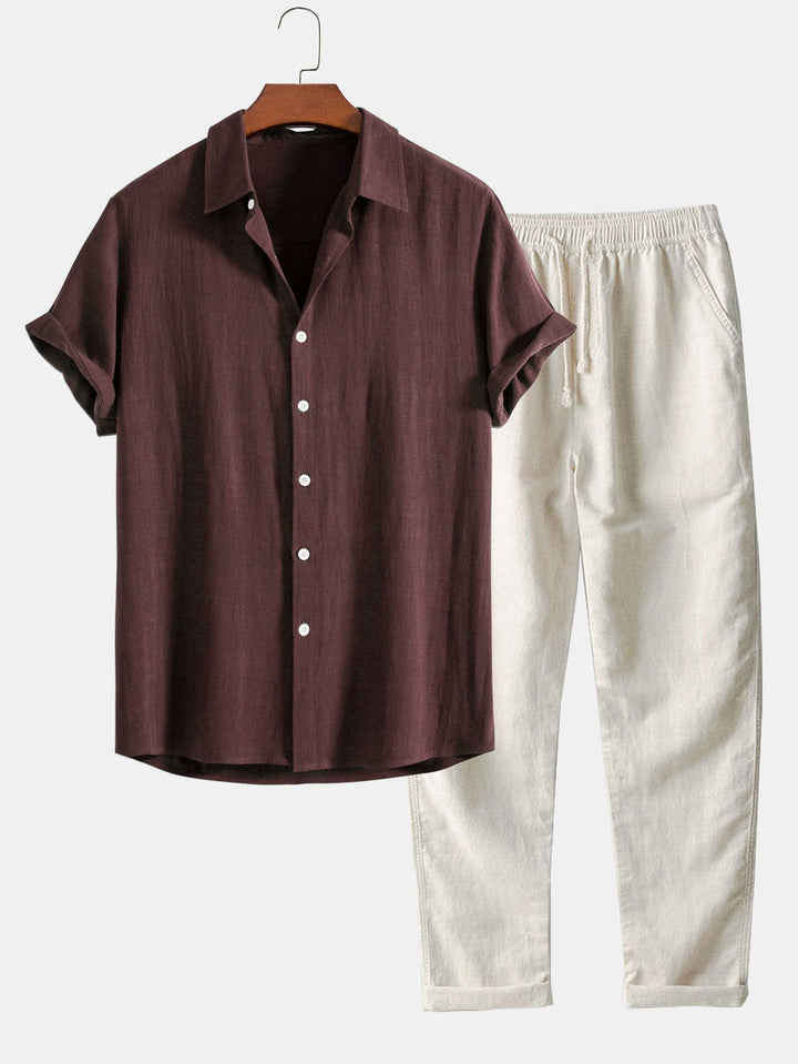 Leo Casual Outfit With Linen Pants