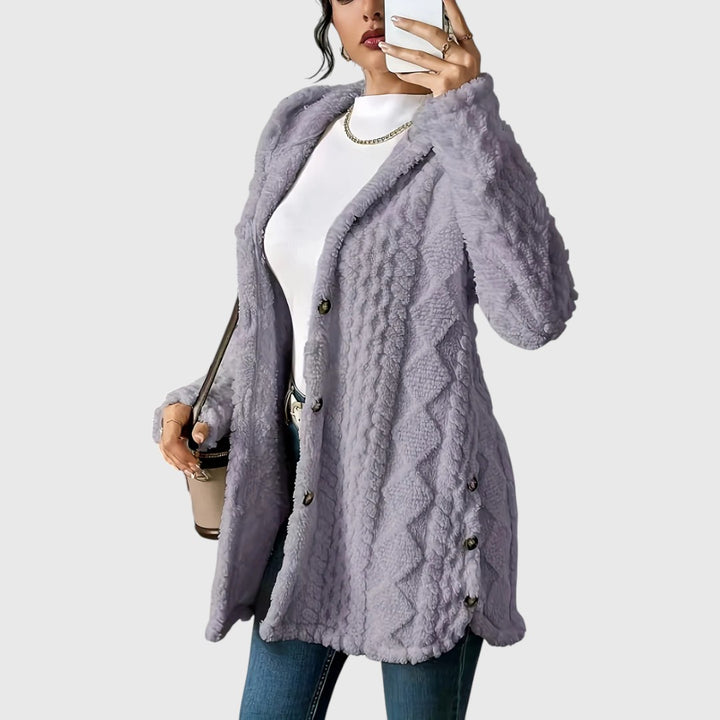 Gladys - Comfortable Mid-length Cardigan