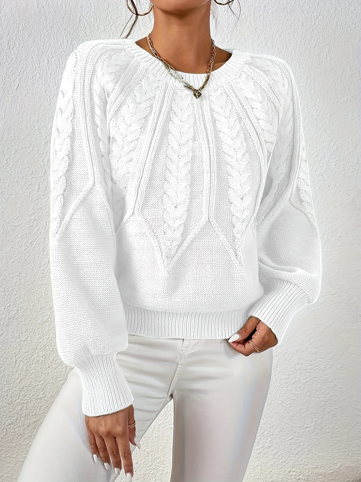 Jacinta - Elegant Cable Jumper