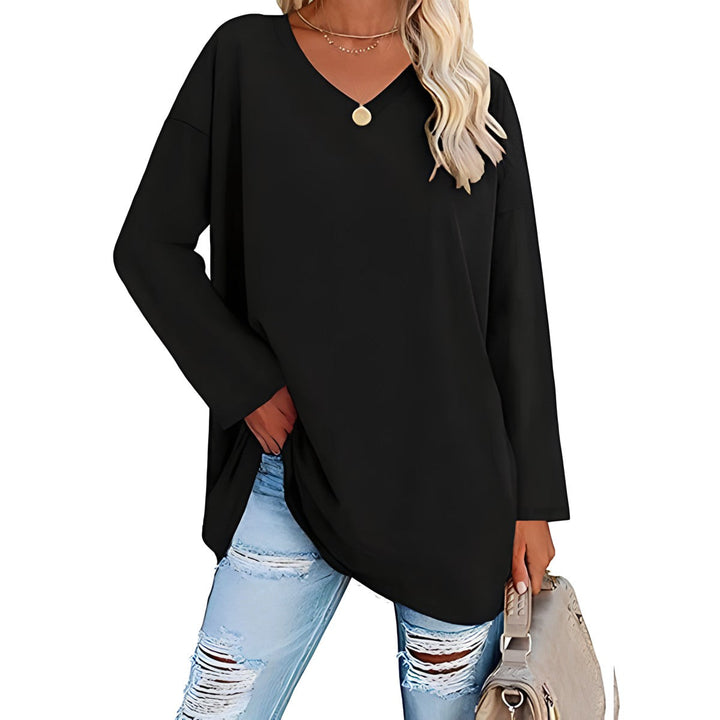 Alicia™ - Relaxed V-Neck Sweater