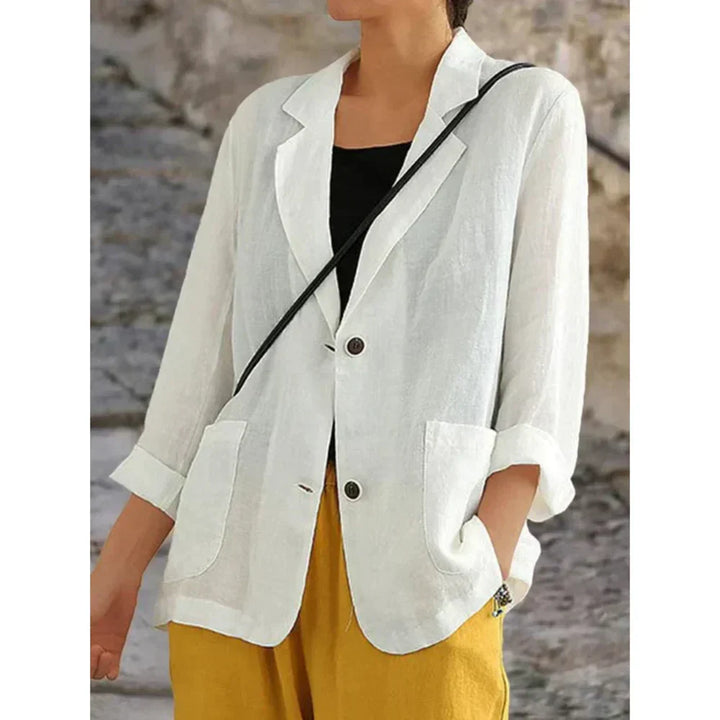 Vanessa | Lightweight Blazer with Rolled Sleeves