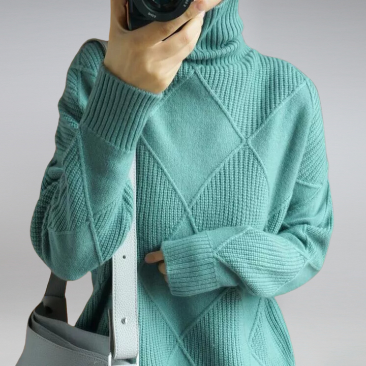 Renai - Cozy Women's Turtleneck Sweater