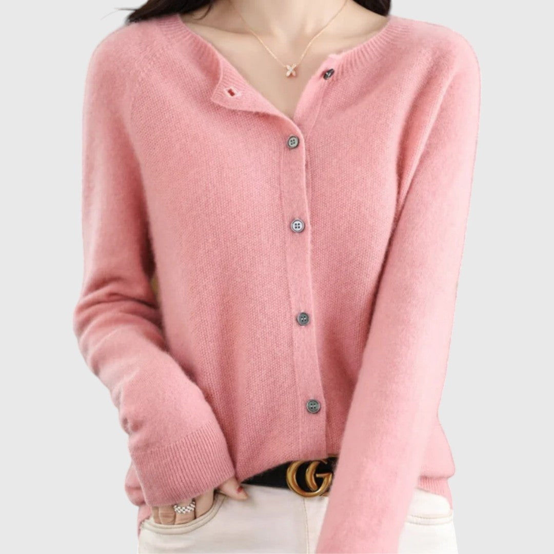 Danita - Elegant Button-Up Cardigan