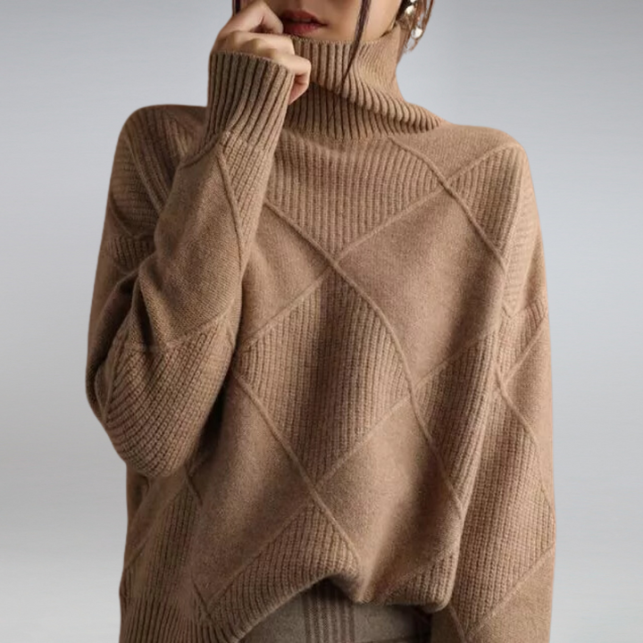 Renai - Cozy Women's Turtleneck Sweater