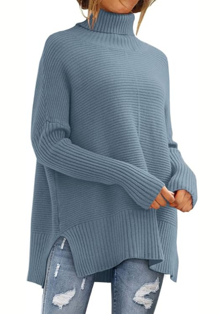 Elisse™ - Casual Turtleneck Pullover