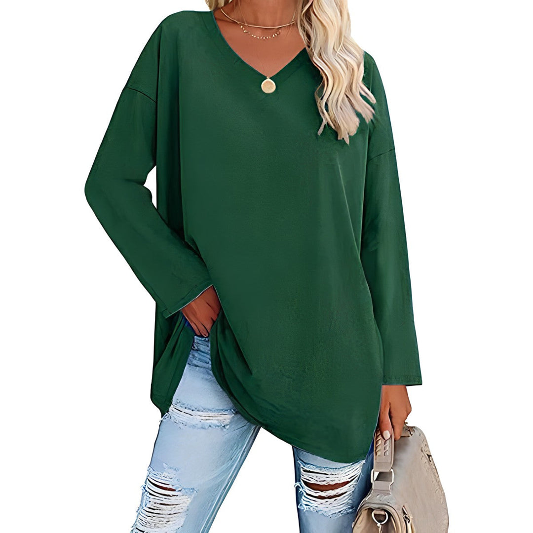 Shirley™ - Relaxed V-Neck Sweater