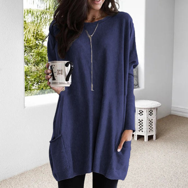 Maree - Oversized round neck jumper for women