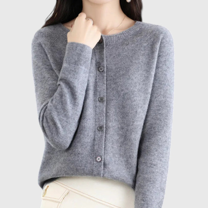 Danita - Elegant Button-Up Cardigan
