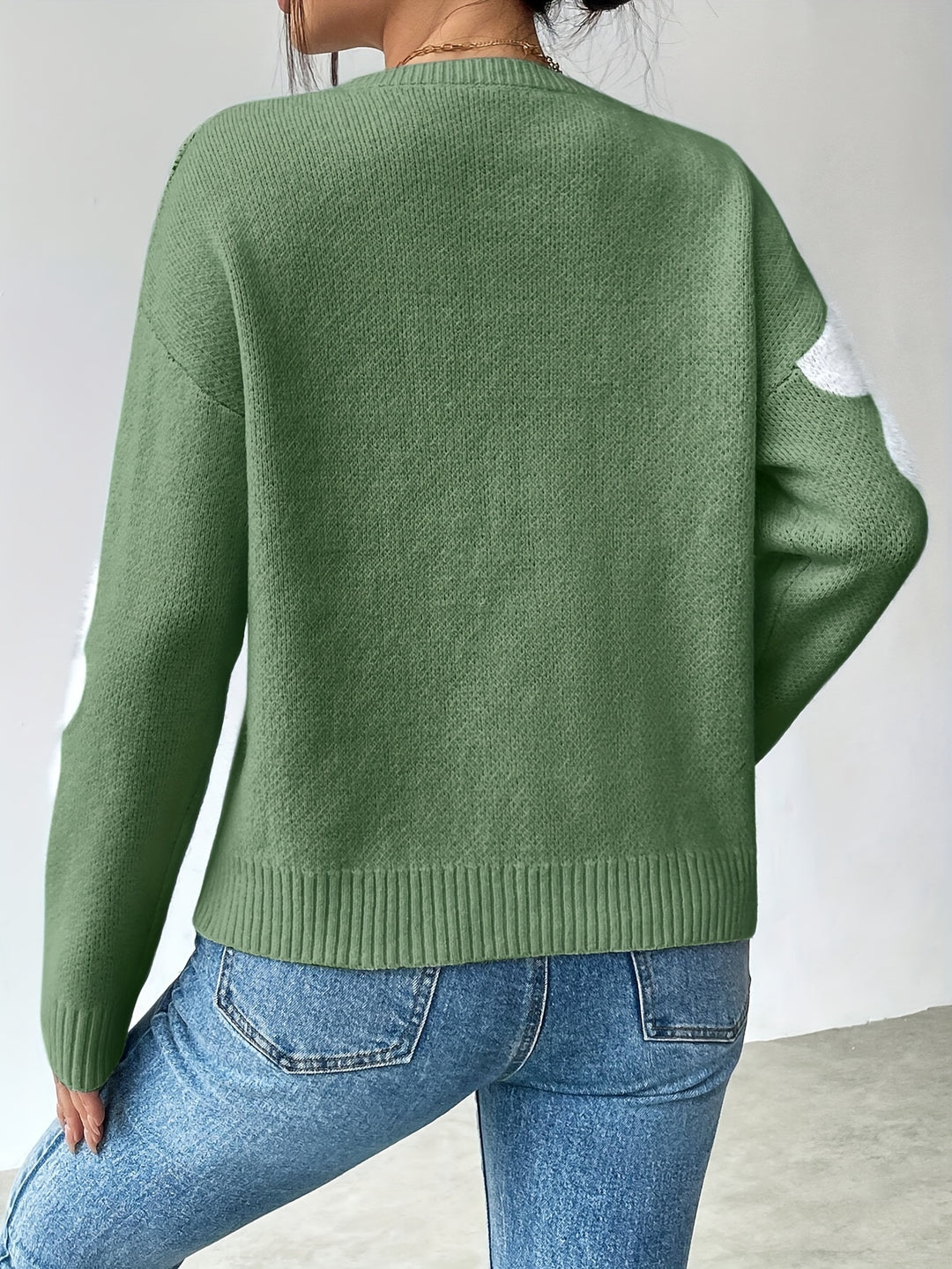 Pam - Elegant Floral Jumper