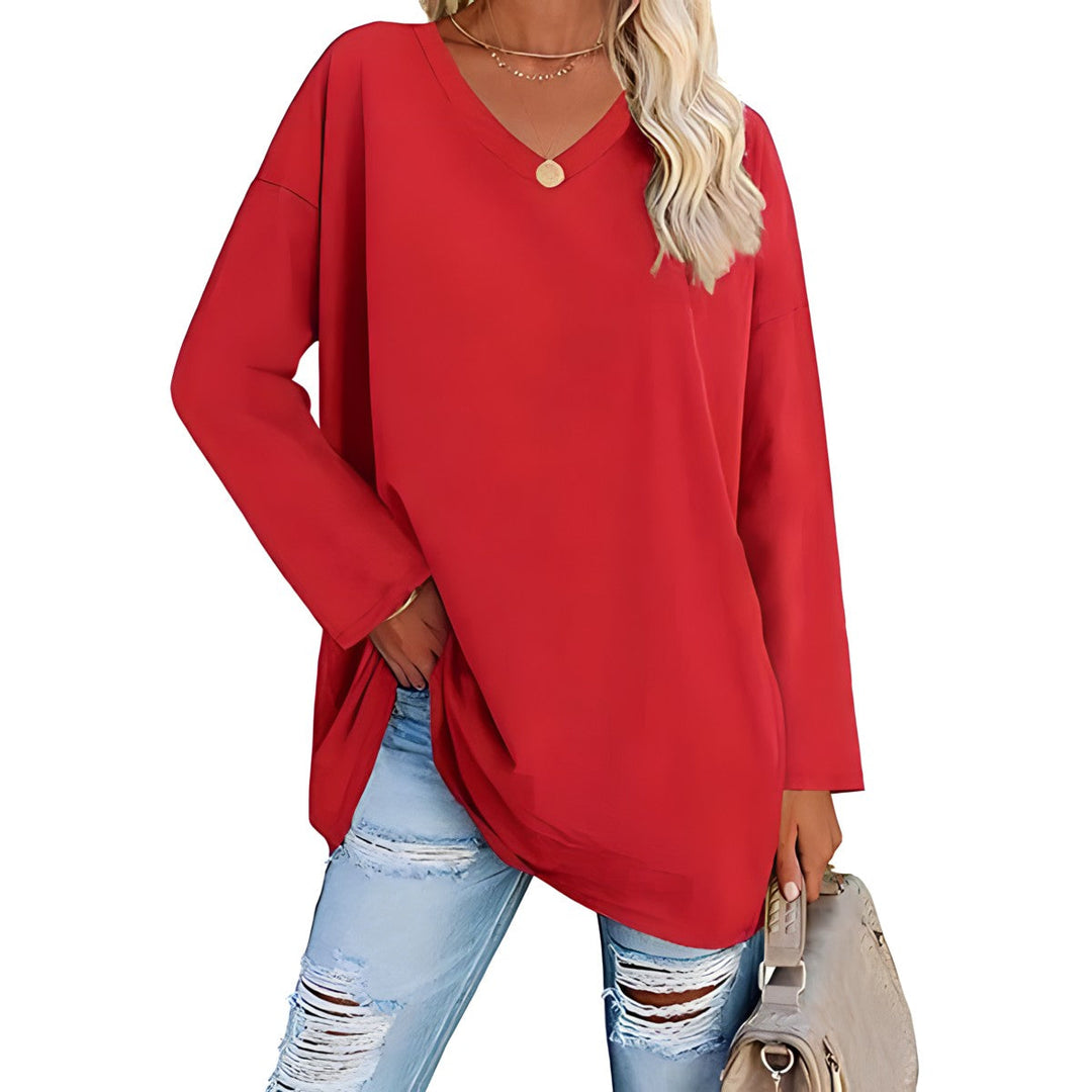 Shirley™ - Relaxed V-Neck Sweater