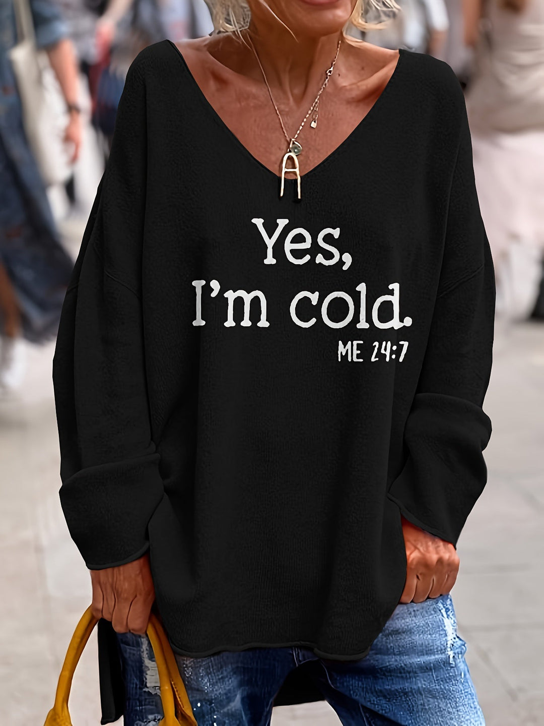 Paula - Ladies casual oversized jumper