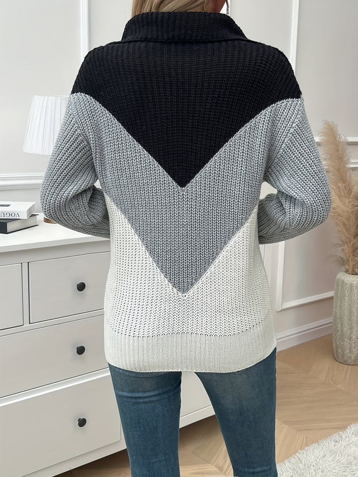 Sandy - Elegant Jumper with Zip