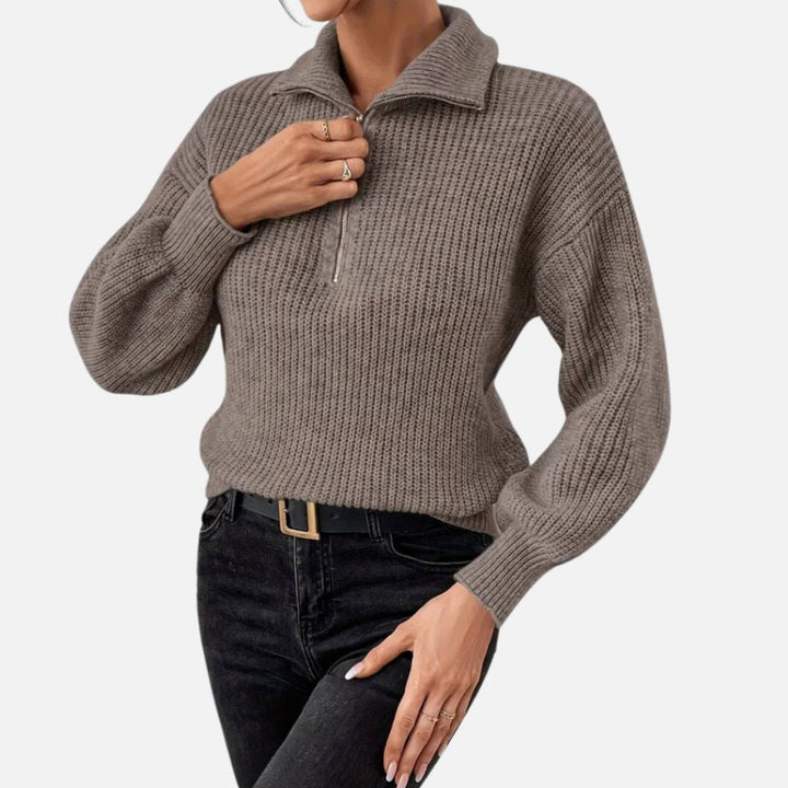 Elsa | Women’s Half-Zip Sweater