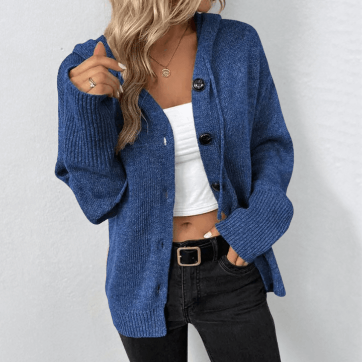 Jodie - Ladies Knitted Warm Cardigan