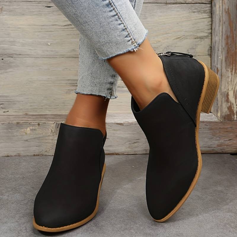 Mia - Sleek Ankle Boots for Effortless Style