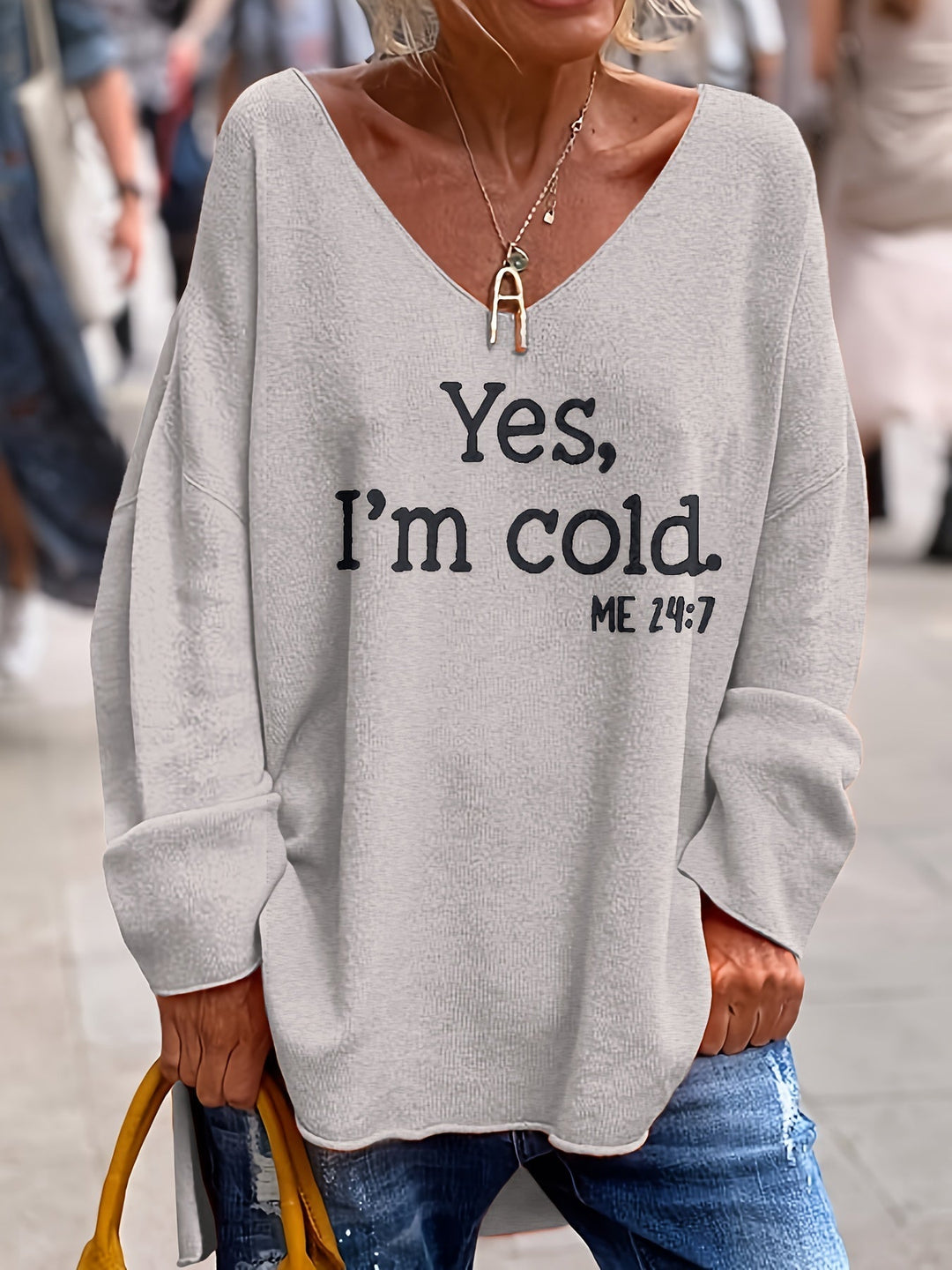 Paula - Ladies casual oversized jumper