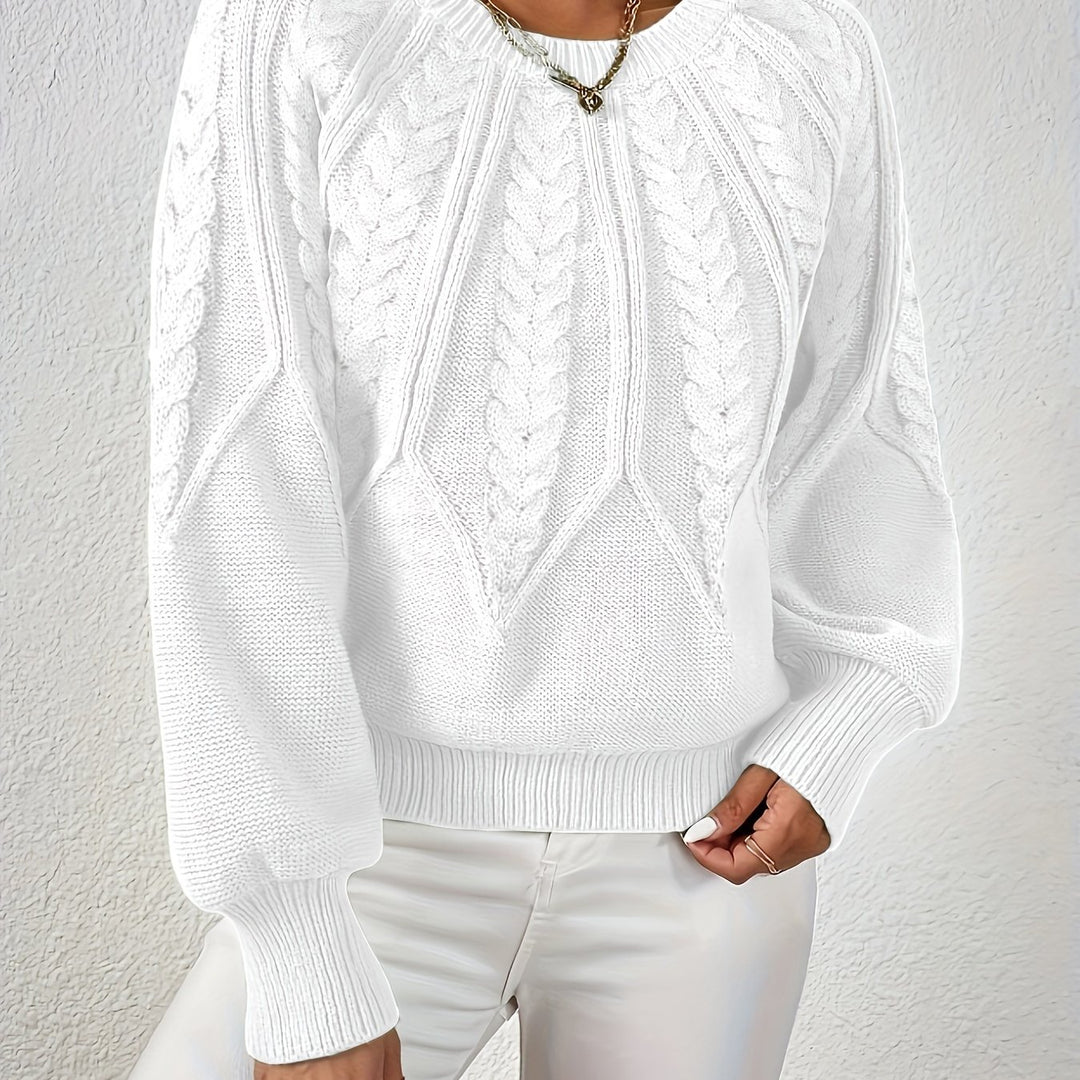 Jacinta - Elegant Cable Jumper