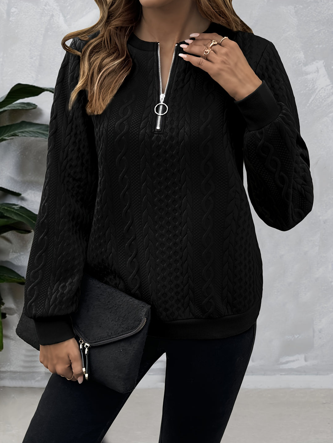 Niki - Elegant Jumper with Zip
