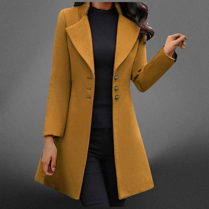 Vinci™ | Luxurious Italian Long Sleeve Coat