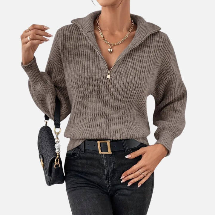 Elsa | Women’s Half-Zip Sweater