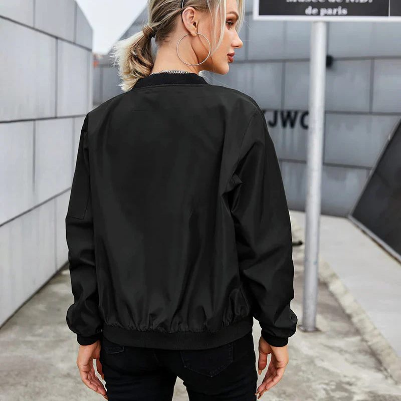 Mirre - Long sleeve bomber jacket for women