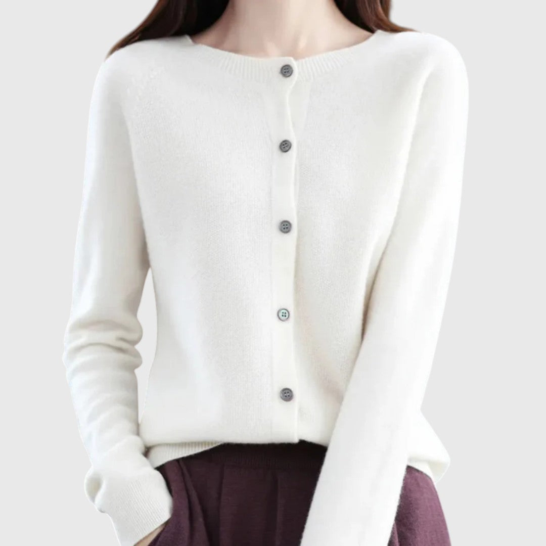 Danita - Elegant Button-Up Cardigan