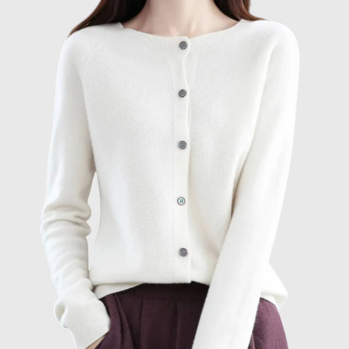 Danita - Elegant Button-Up Cardigan