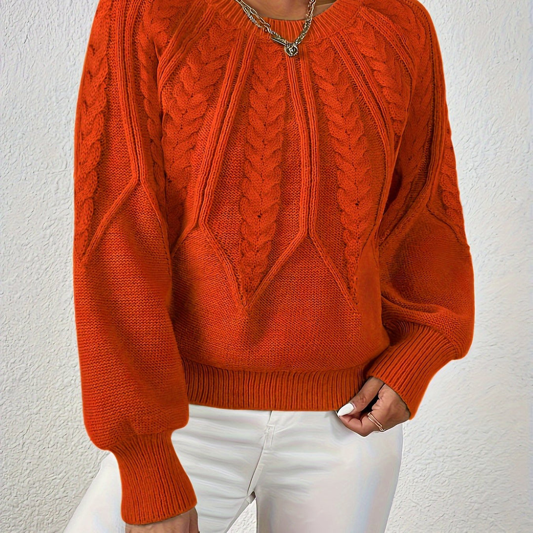 Jacinta - Elegant Cable Jumper