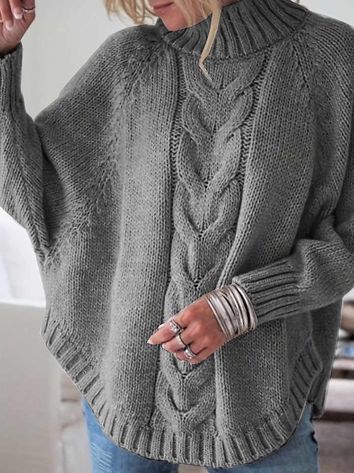 Janelle - Cozy Vintage Cable Knit Sweater