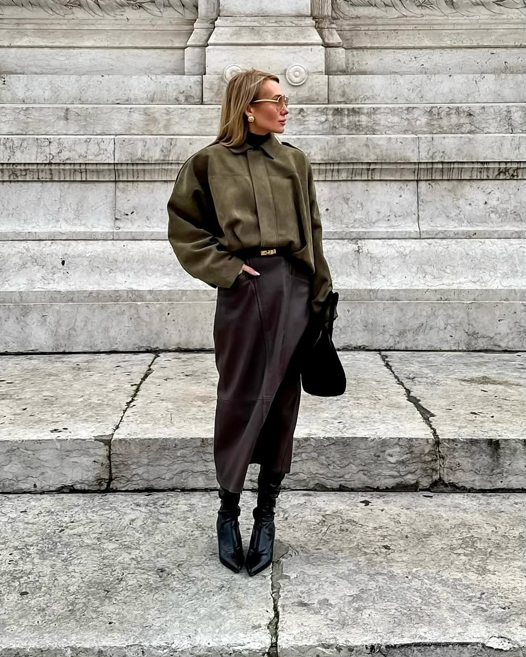 Senna - Suede Effect Bomber Jacket