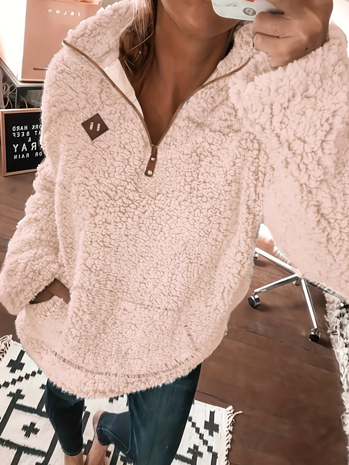 July - Elegant Teddy Jumper with Zip