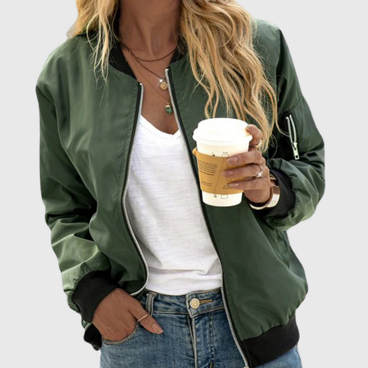 Mirre - Long sleeve bomber jacket for women