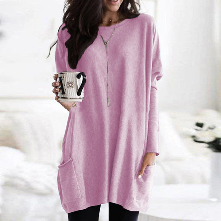 Maree - Oversized round neck jumper for women