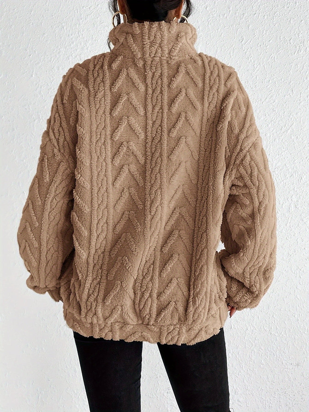 Tara - Knit Half Zip Jumper