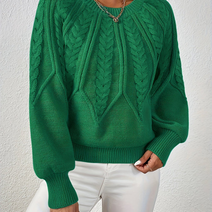 Jacinta - Elegant Cable Jumper