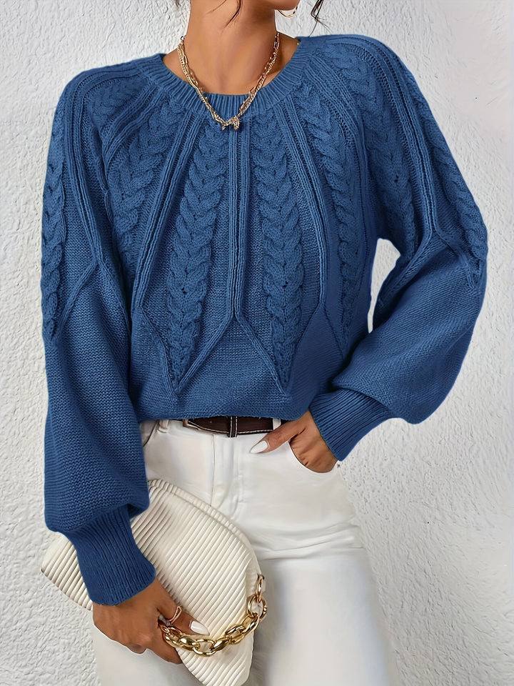 Jacinta - Elegant Cable Jumper