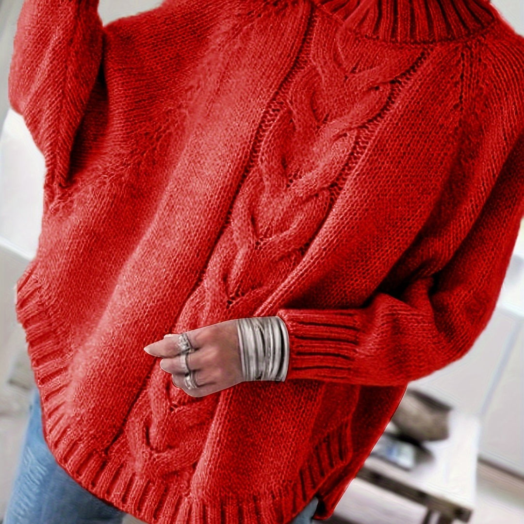 Janelle - Cozy Vintage Cable Knit Sweater