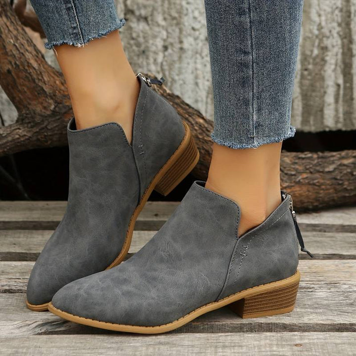 Mia - Sleek Ankle Boots for Effortless Style