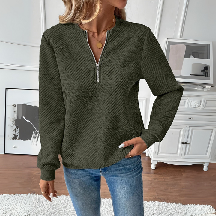 Polly - Elegant Jumper with Zip