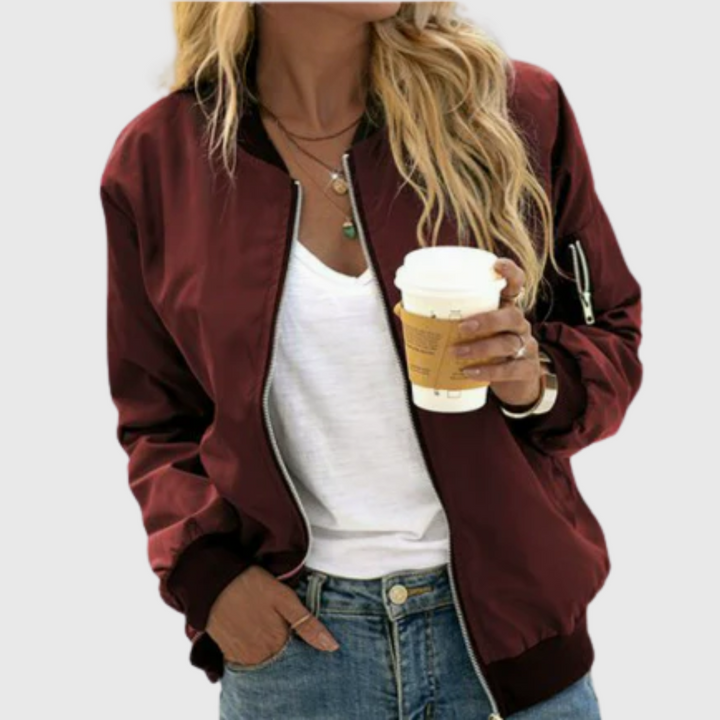 Mirre - Long sleeve bomber jacket for women