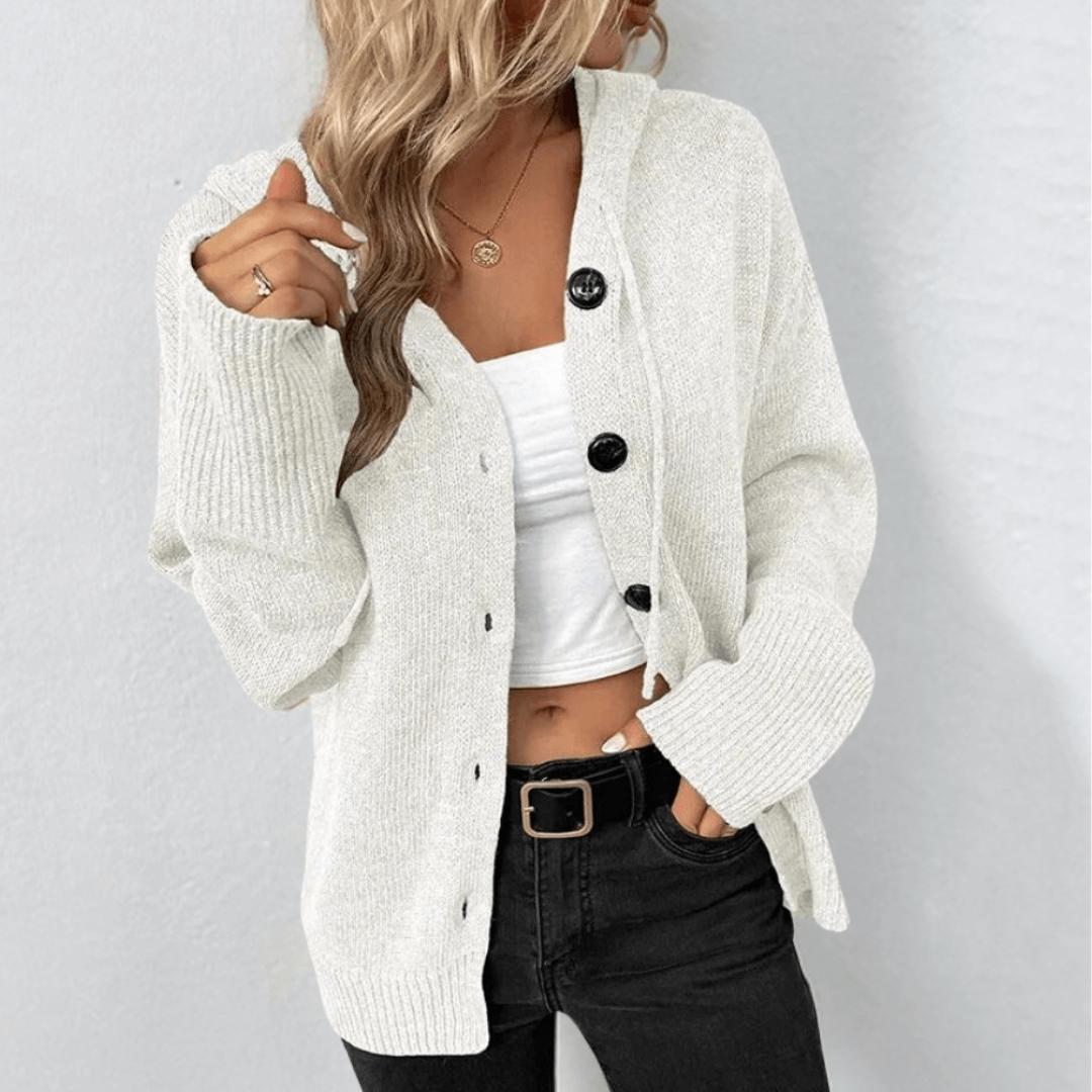 Jodie - Ladies Knitted Warm Cardigan