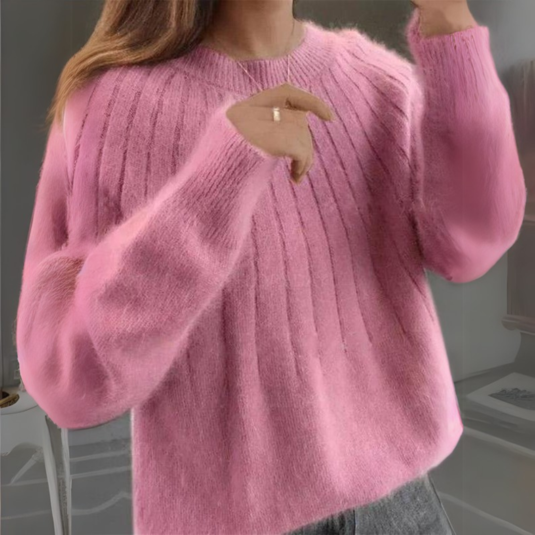 Liv | Elegant Fluffy Jumper