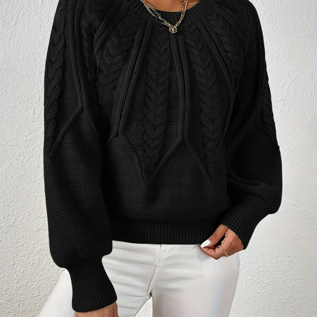 Jacinta - Elegant Cable Jumper