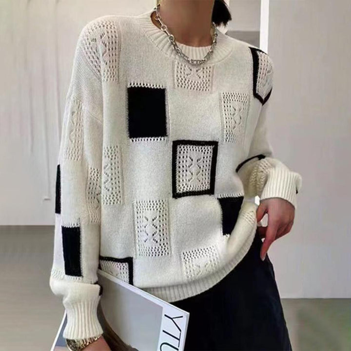 Cindy™ - Relaxed Geometric Pullover