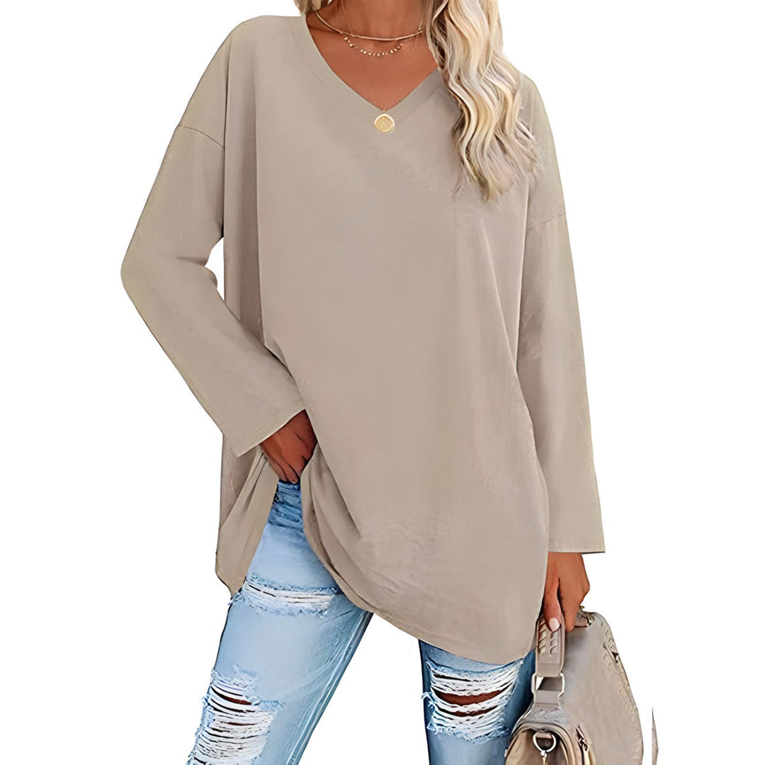 Shirley™ - Relaxed V-Neck Sweater
