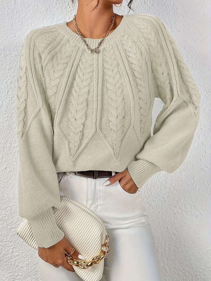 Jacinta - Elegant Cable Jumper