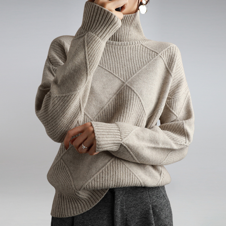 Renai - Cozy Women's Turtleneck Sweater